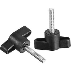 uxcell Clamping Handle Screw Knobs Handle M5 x 25mm Threaded T-Shape 10pcs